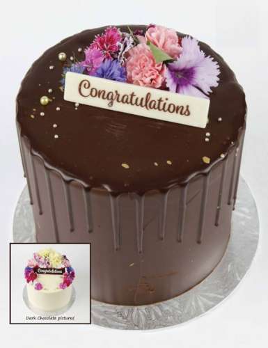 Congratulations Plaque - Chocolate #2 - Click Image to Close